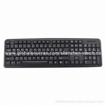 Economical Useful Popular Wired Computer Keyboard, FCC and CE Marks